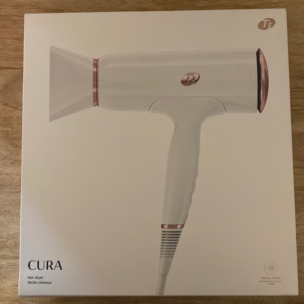 T3 Cura hair dryer - lightly used - good condition